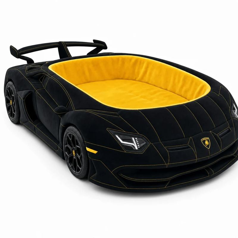 PrestiDog™ – Le Lit pour Chien Voiture de Luxe