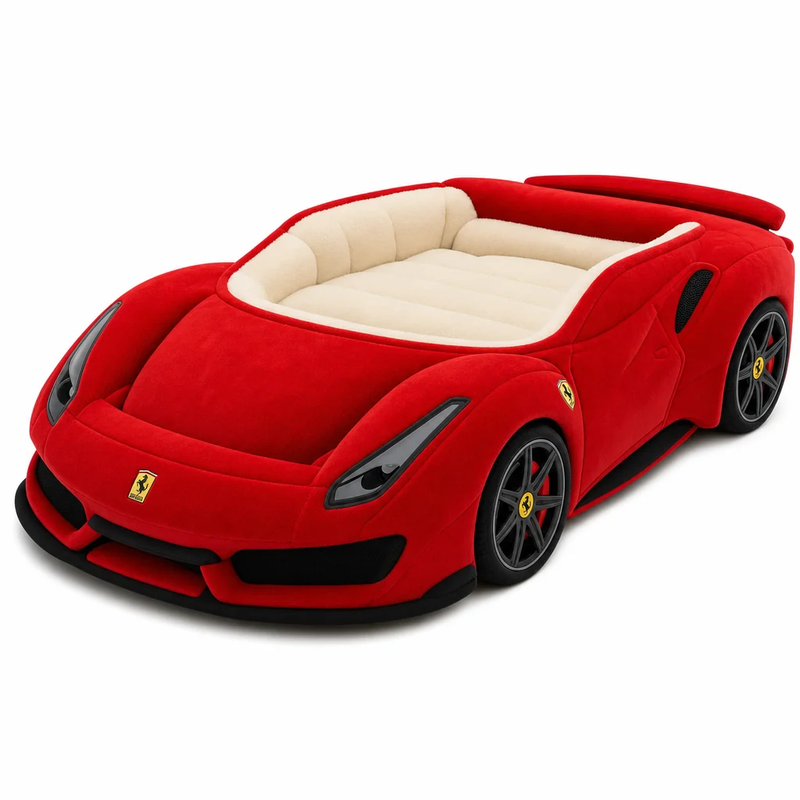 PrestiDog™ – Le Lit pour Chien Voiture de Luxe